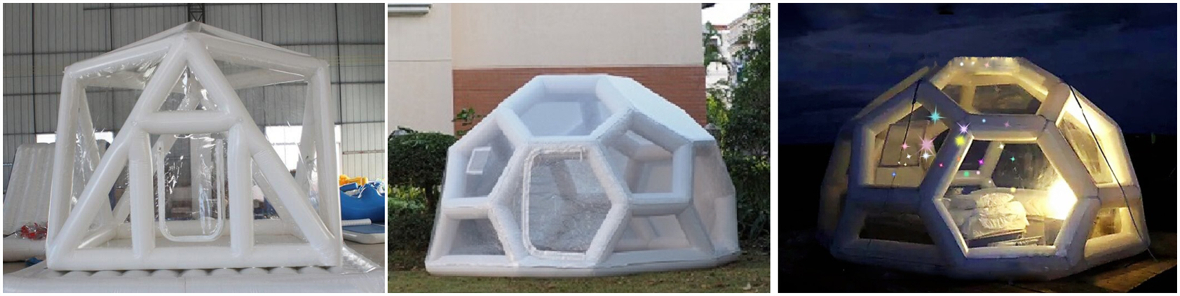 inflatable गुंबद बुलबुला तारों से रात तम्बू inflatable dome bubble starry night tent